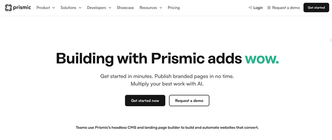 Prismic Dashboard