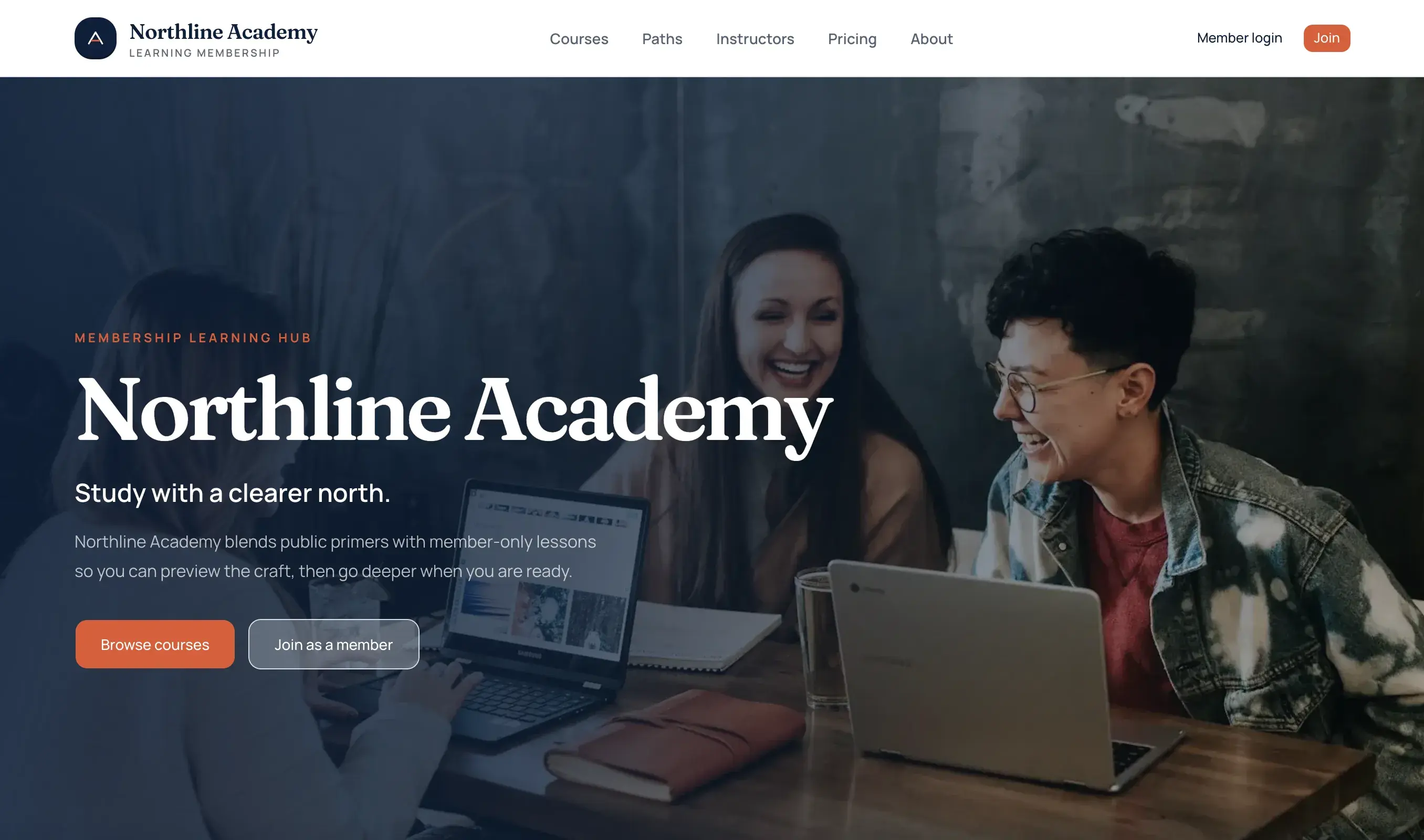 Northline Academy template screenshot