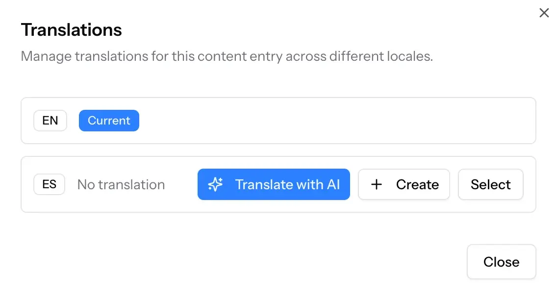 ElmapiCMS AI Entry Translation