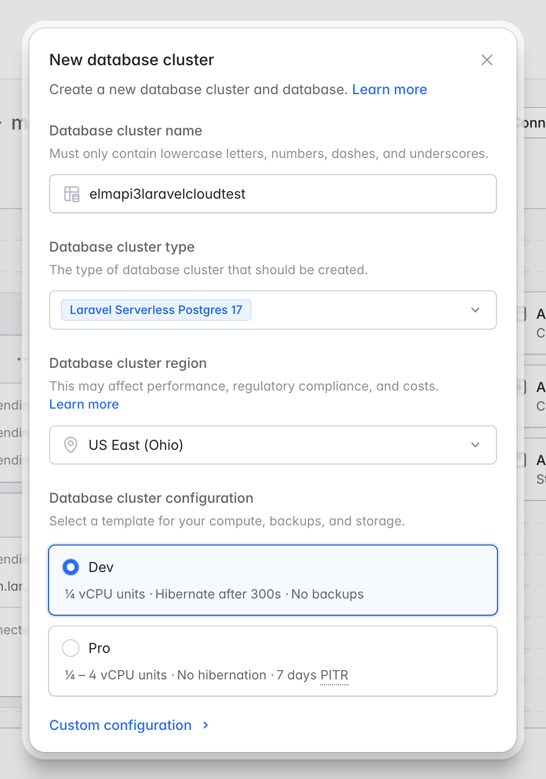 Add Database