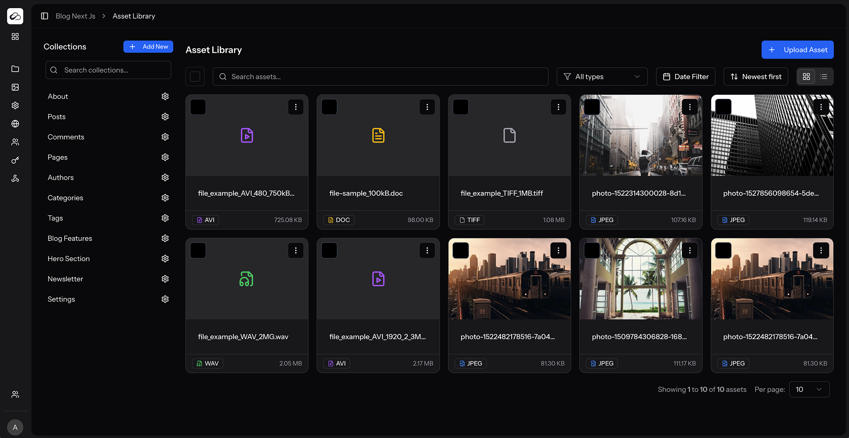 Asset Library