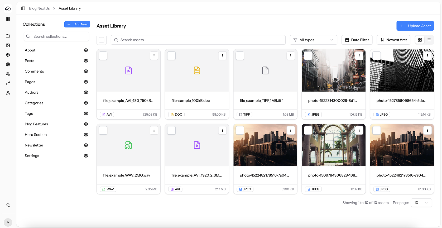 Asset Library