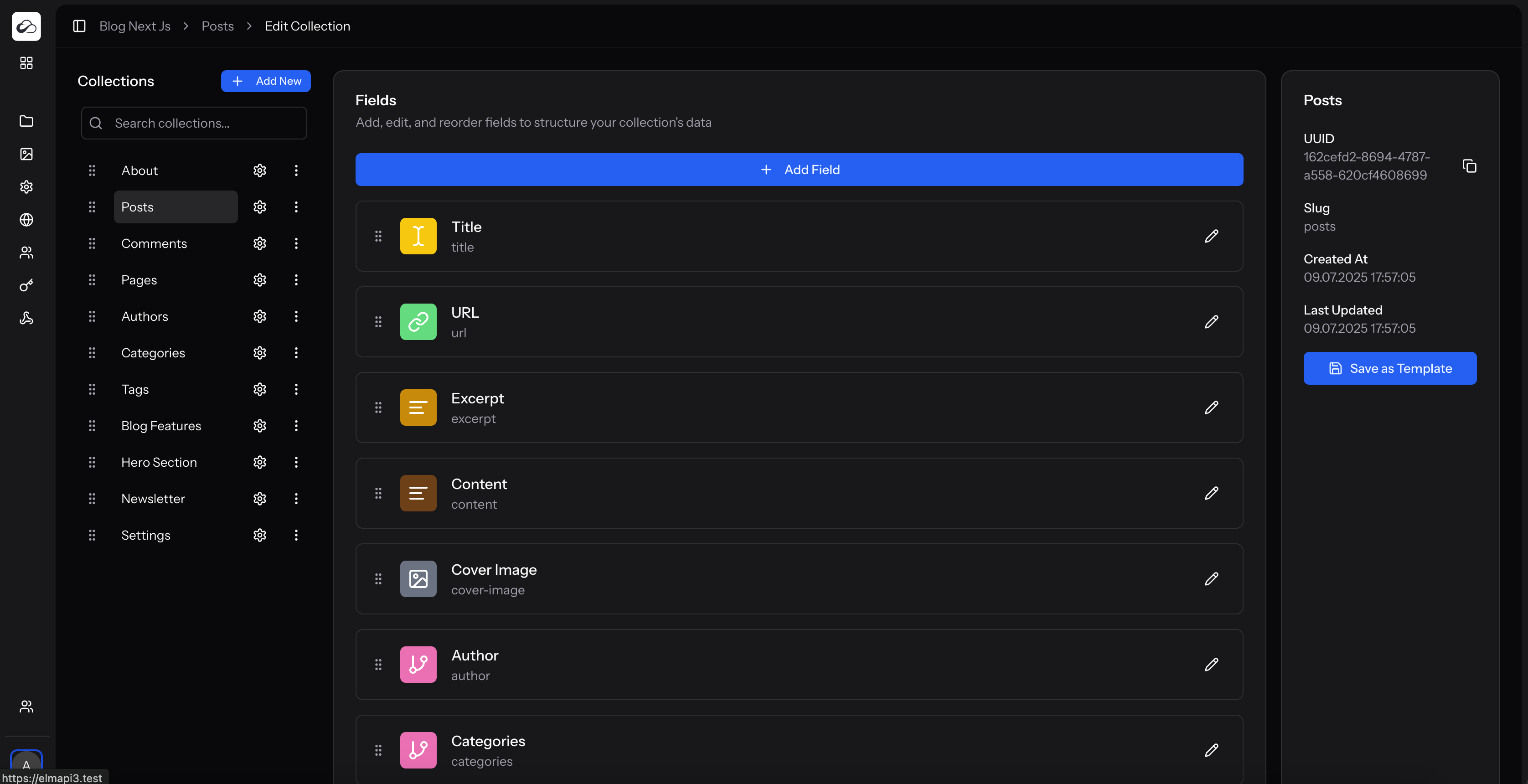 Collection Settings