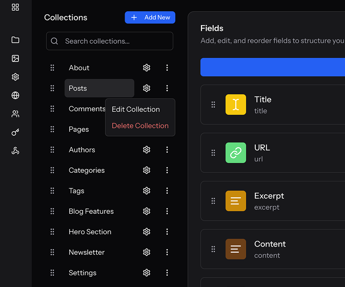 Edit Collection