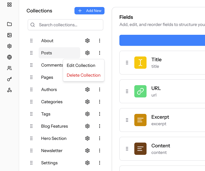 Edit Collection
